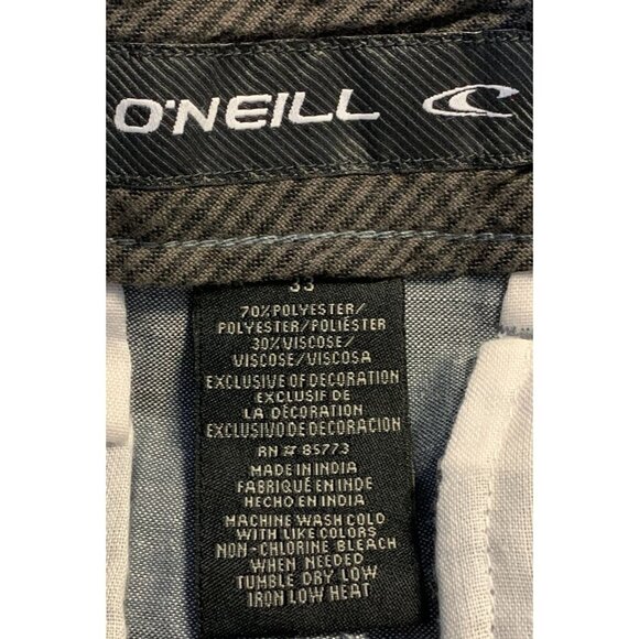 ONeill Mens Hybrid Boardwalk Shorts 33 Blue Lightweight Comfortable Durable New - Picture 7 of 7
